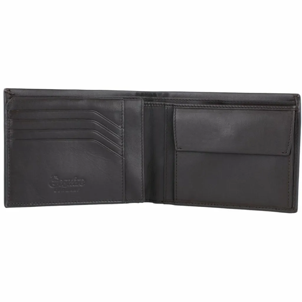 Esquire Herrengeldbörsen Querformat<New Silk Geldbörse Leder 12 cm braun