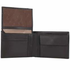 Esquire Herrengeldbörsen Querformat<New Silk Geldbörse Leder 12 cm braun