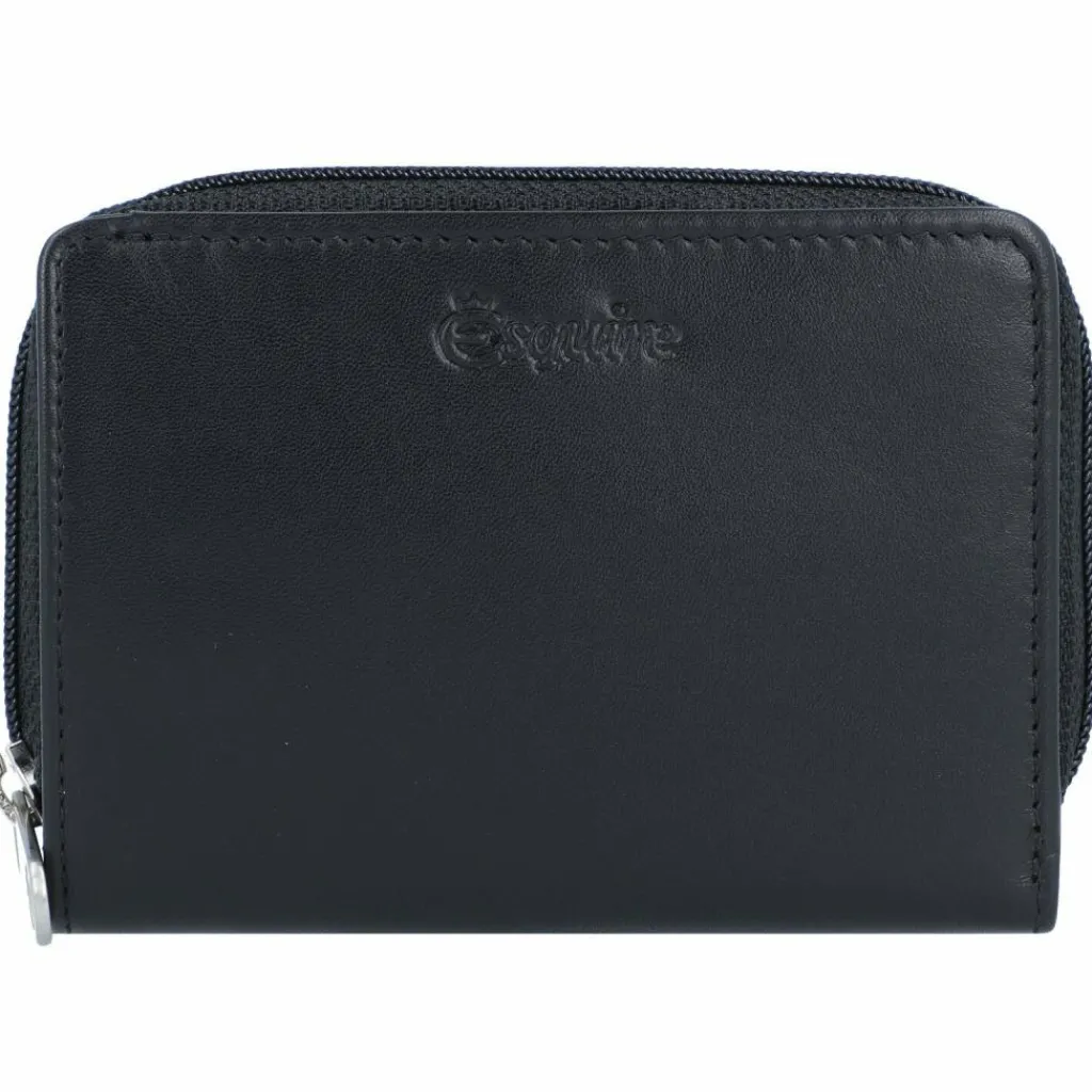 Sale Esquire New Silk Geldbörse Leder 10 cm schwarz