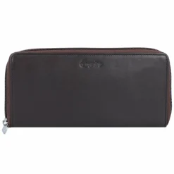 Esquire Damengeldbörsen Querformat<New Silk Geldbörse Leder 19 cm braun