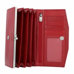 Clearance Esquire New Silk Geldbörse Leder 18 cm rot