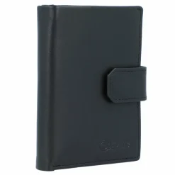 New Esquire New Silk Geldbörse Leder 7,5 cm schwarz