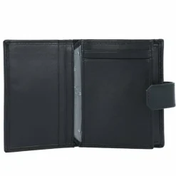 New Esquire New Silk Geldbörse Leder 7,5 cm schwarz