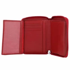 Esquire Damengeldbörsen Hochformat<New Silk Geldbörse Leder 10 cm rot