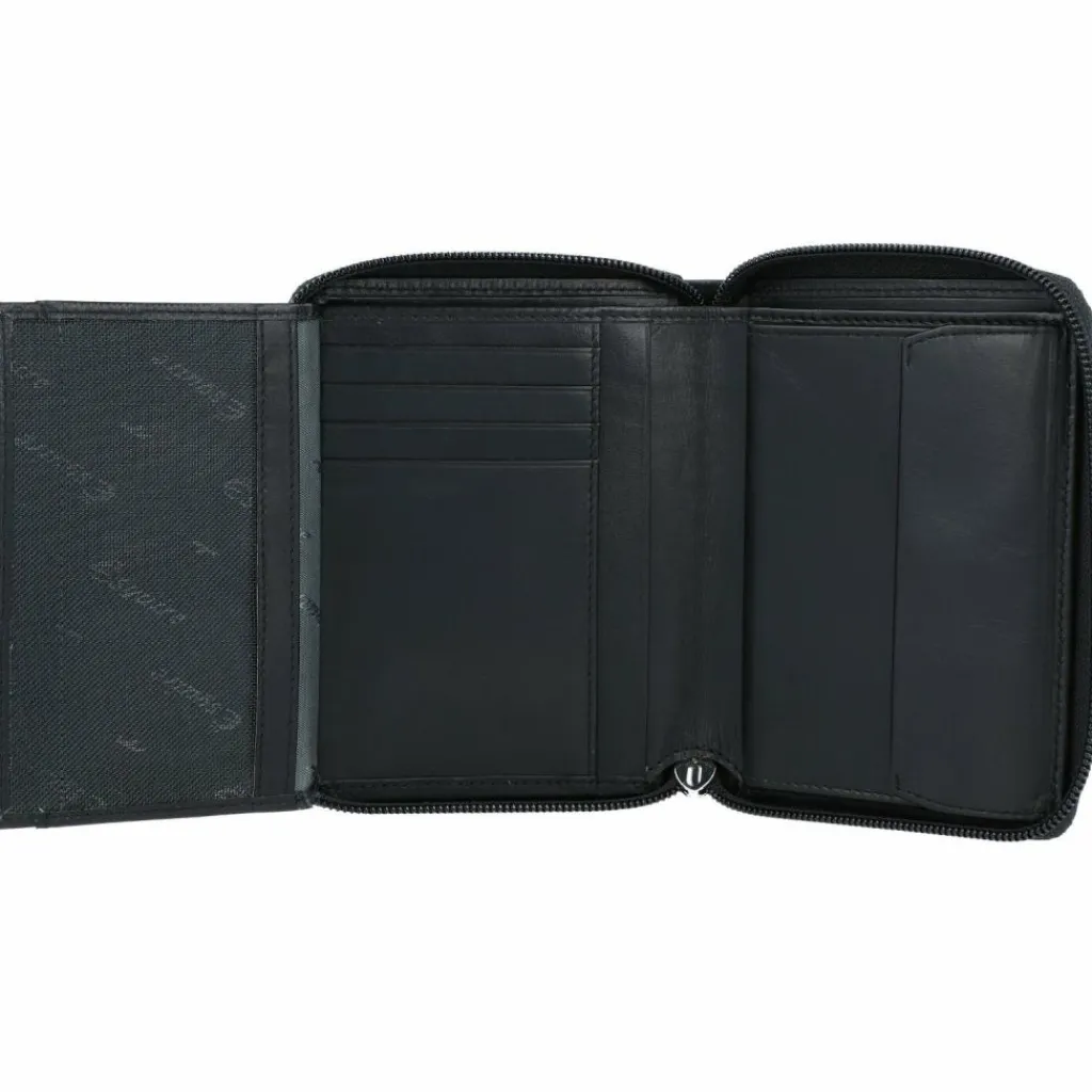 Online Esquire New Silk Geldbörse Leder 10 cm schwarz