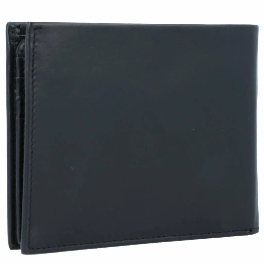 Best Esquire New Silk Geldbörse Leder 12 cm schwarz
