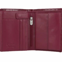 Esquire Damengeldbörsen Hochformat<Nizza Geldbörse RFID Schutz Leder 11 cm rot