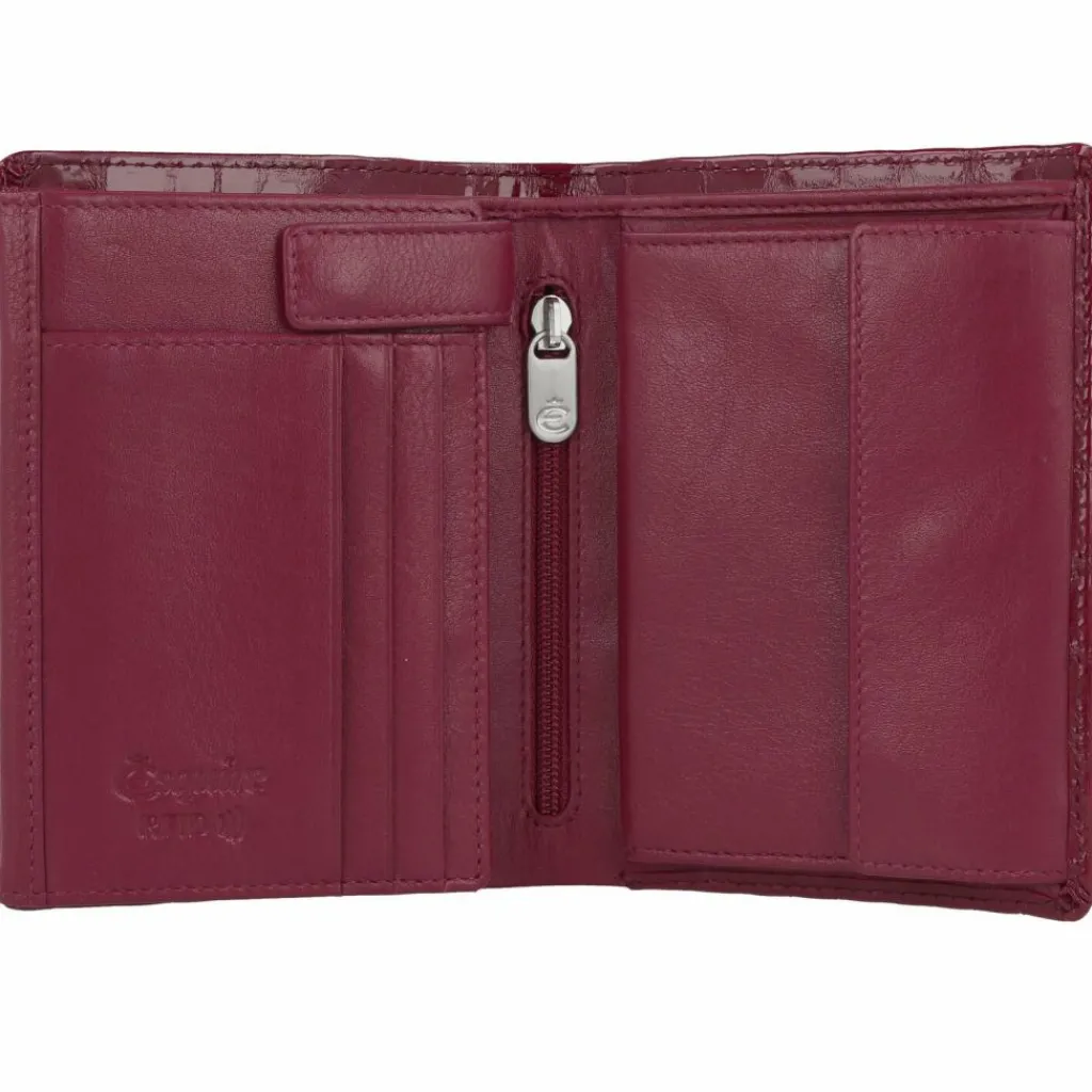 Esquire Damengeldbörsen Hochformat<Nizza Geldbörse RFID Schutz Leder 11 cm rot