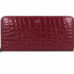 Esquire Damengeldbörsen Querformat<Nizza Geldbörse RFID Schutz Leder 18.5 cm rot