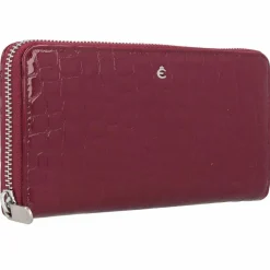 Esquire Damengeldbörsen Querformat<Nizza Geldbörse RFID Schutz Leder 18.5 cm rot
