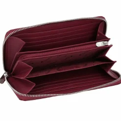 Esquire Damengeldbörsen Querformat<Nizza Geldbörse RFID Schutz Leder 18.5 cm rot