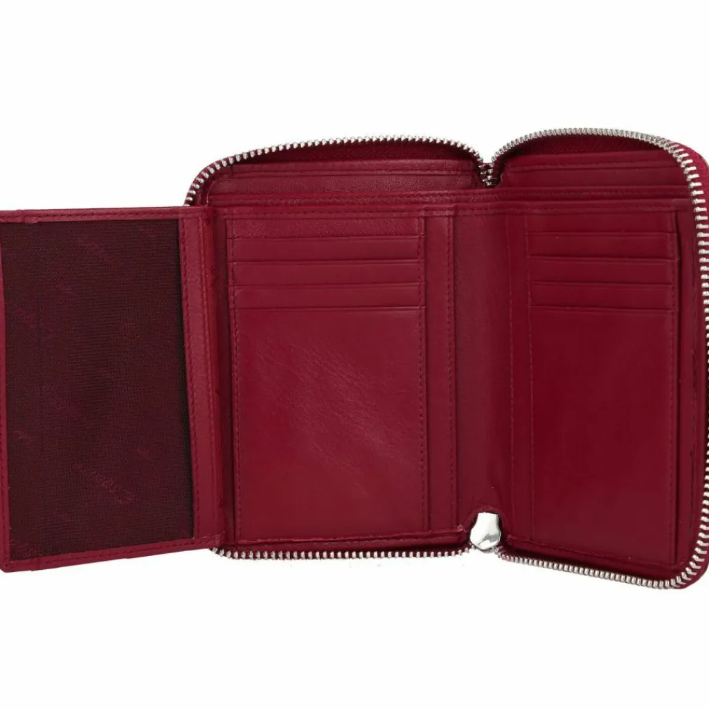 Online Esquire Nizza Geldbörse RFID Schutz Leder 15.5 cm rot