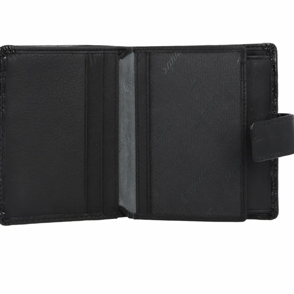 Esquire Nizza Geldbörse RFID Schutz Leder 9.5 cm schwarz