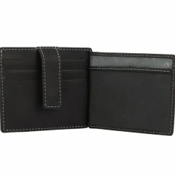 Discount Esquire Oslo Dallas Kreditkartenetui RFID Leder 9,5 cm schwarz