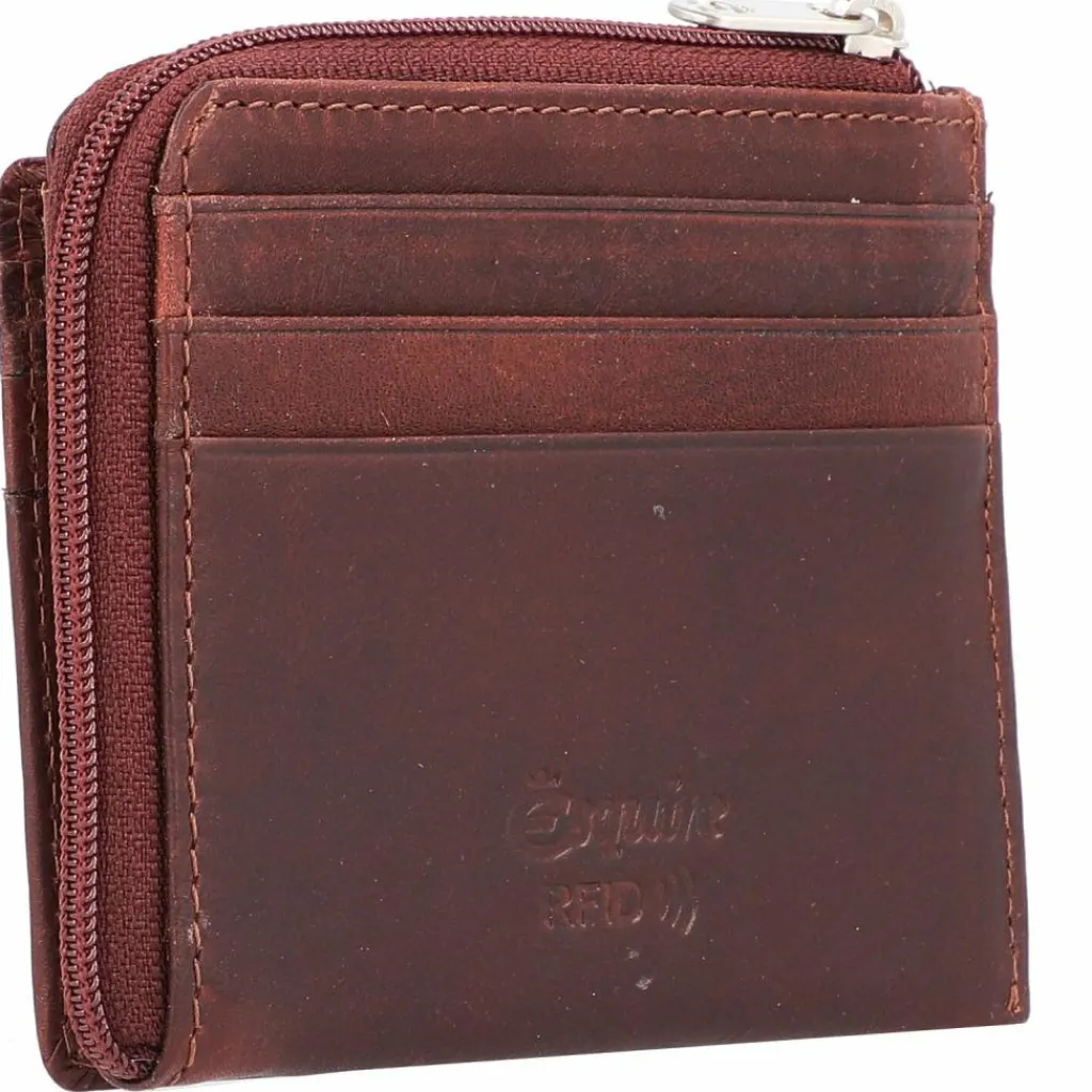 Esquire Visitenkartenetuis<Oslo Kreditkartenetui RFID Leder 10,5 cm braun