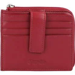 Esquire Visitenkartenetuis<Oslo Kreditkartenetui RFID Leder 10,5 cm rot