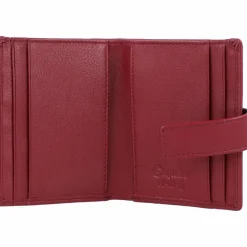 Esquire Oslo Kreditkartenetui RFID Leder 8 cm rot