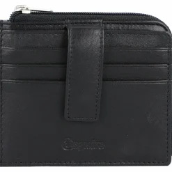 Discount Esquire Oslo Kreditkartenetui RFID Leder 10,5 cm schwarz