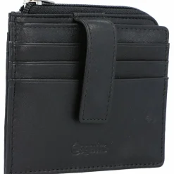 Discount Esquire Oslo Kreditkartenetui RFID Leder 10,5 cm schwarz