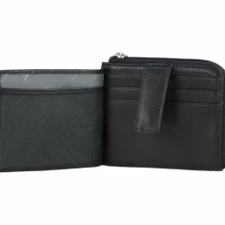 Discount Esquire Oslo Kreditkartenetui RFID Leder 10,5 cm schwarz