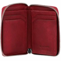 Hot Esquire Oslo Texas Geldbörse RFID Leder 8 cm rot