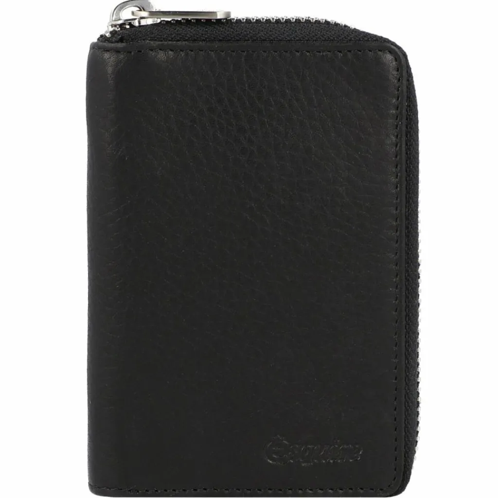 Esquire Damengeldbörsen Hochformat<Oslo Texas Geldbörse RFID Leder 8 cm schwarz
