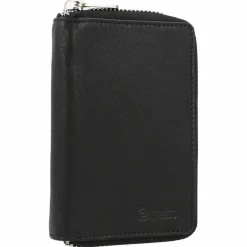 Esquire Damengeldbörsen Hochformat<Oslo Texas Geldbörse RFID Leder 8 cm schwarz