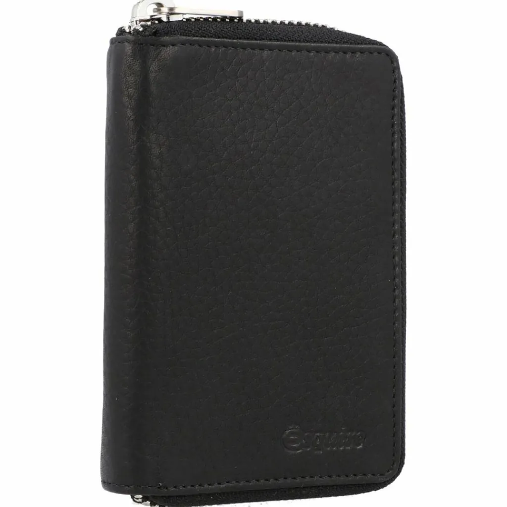 Esquire Damengeldbörsen Hochformat<Oslo Texas Geldbörse RFID Leder 8 cm schwarz