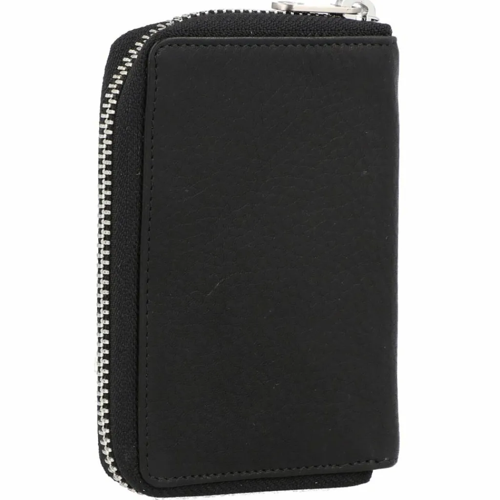 Esquire Damengeldbörsen Hochformat<Oslo Texas Geldbörse RFID Leder 8 cm schwarz