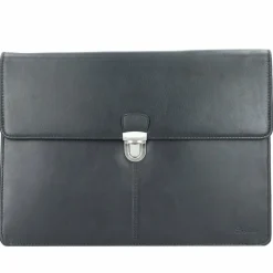 Discount Esquire Oxford Collegemappe Leder 35 cm schwarz