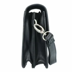 Hot Esquire Oxford Handgelenktasche Leder 24 cm schwarz