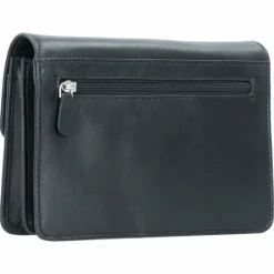 Hot Esquire Oxford Handgelenktasche Leder 24 cm schwarz