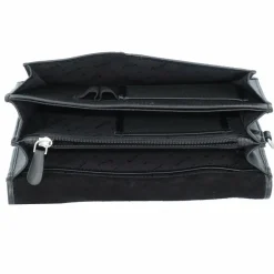 Esquire Herrentaschen<Oxford Handgelenktasche Leder 22 cm schwarz