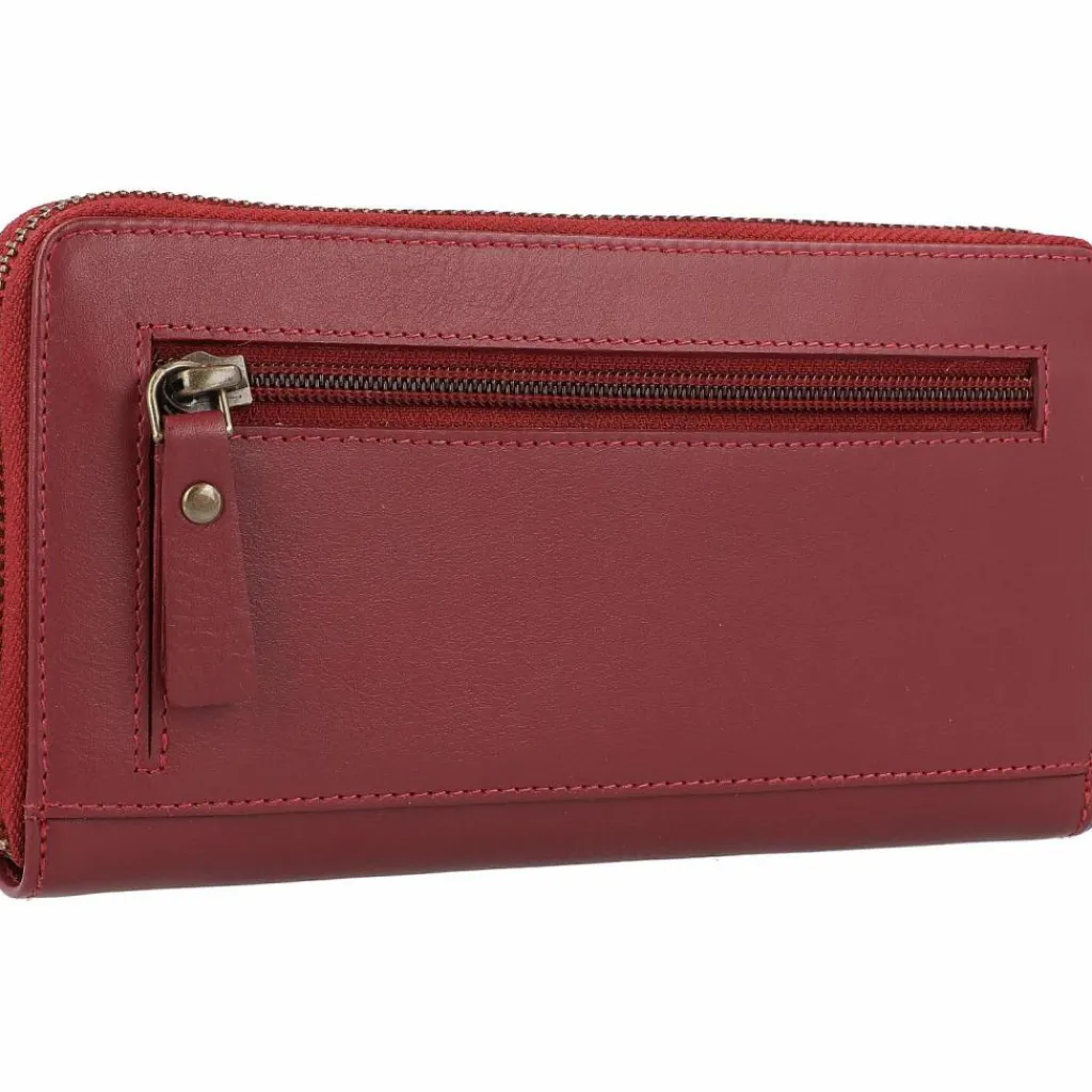 Hot Esquire Peru Geldbörse RFID Leder 19 cm rot