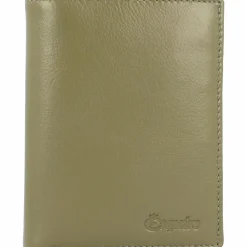 Esquire Damengeldbörsen Hochformat<Peru Geldbörse RFID Leder 9,5 cm olive
