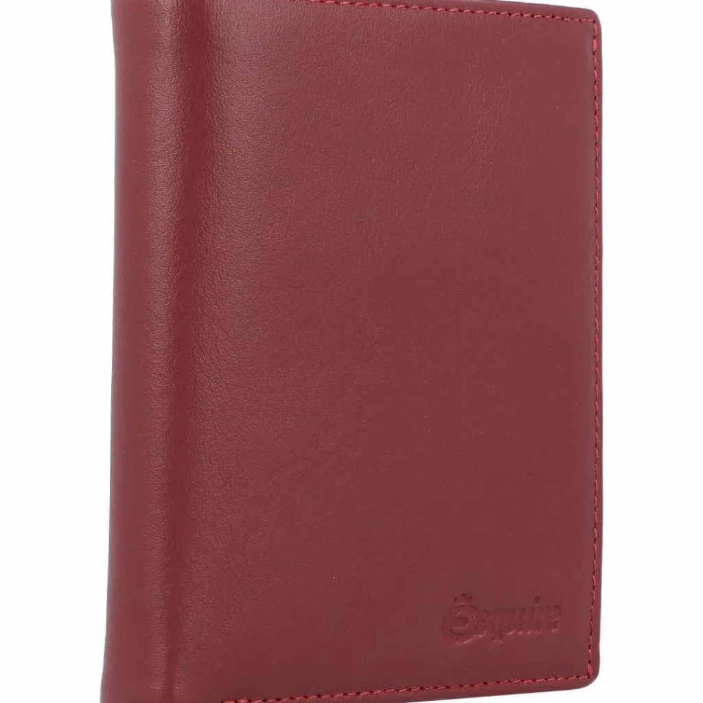 Esquire Damengeldbörsen Hochformat<Peru Geldbörse RFID Leder 9,5 cm rot