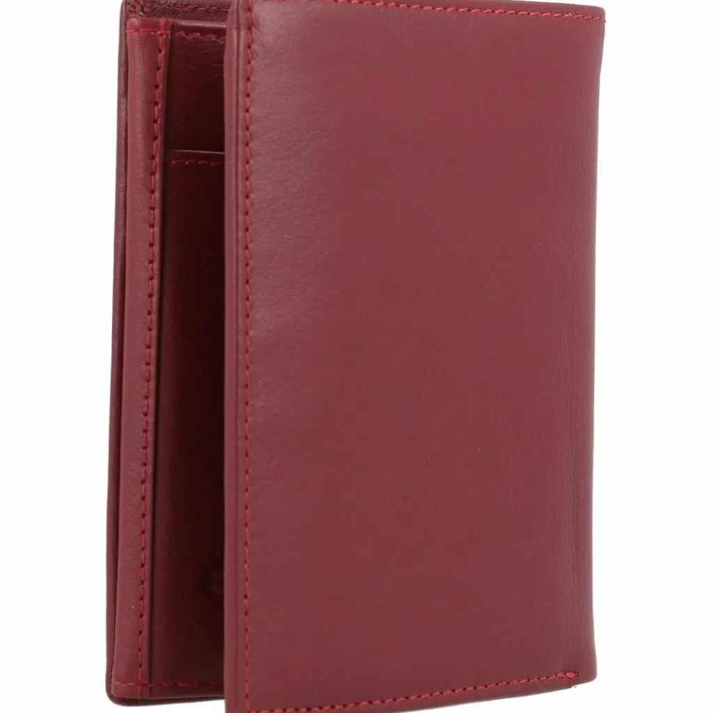 Esquire Damengeldbörsen Hochformat<Peru Geldbörse RFID Leder 9,5 cm rot