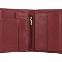 Esquire Damengeldbörsen Hochformat<Peru Geldbörse RFID Leder 9,5 cm rot