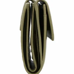 Esquire Damengeldbörsen Querformat<Peru Geldbörse RFID Leder 10 cm olive