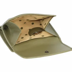 Esquire Damengeldbörsen Querformat<Peru Geldbörse RFID Leder 10 cm olive