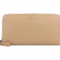 Esquire Damengeldbörsen Querformat<Peru Geldbörse RFID Leder 19 cm taupe