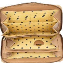 Esquire Damengeldbörsen Querformat<Peru Geldbörse RFID Leder 19 cm taupe