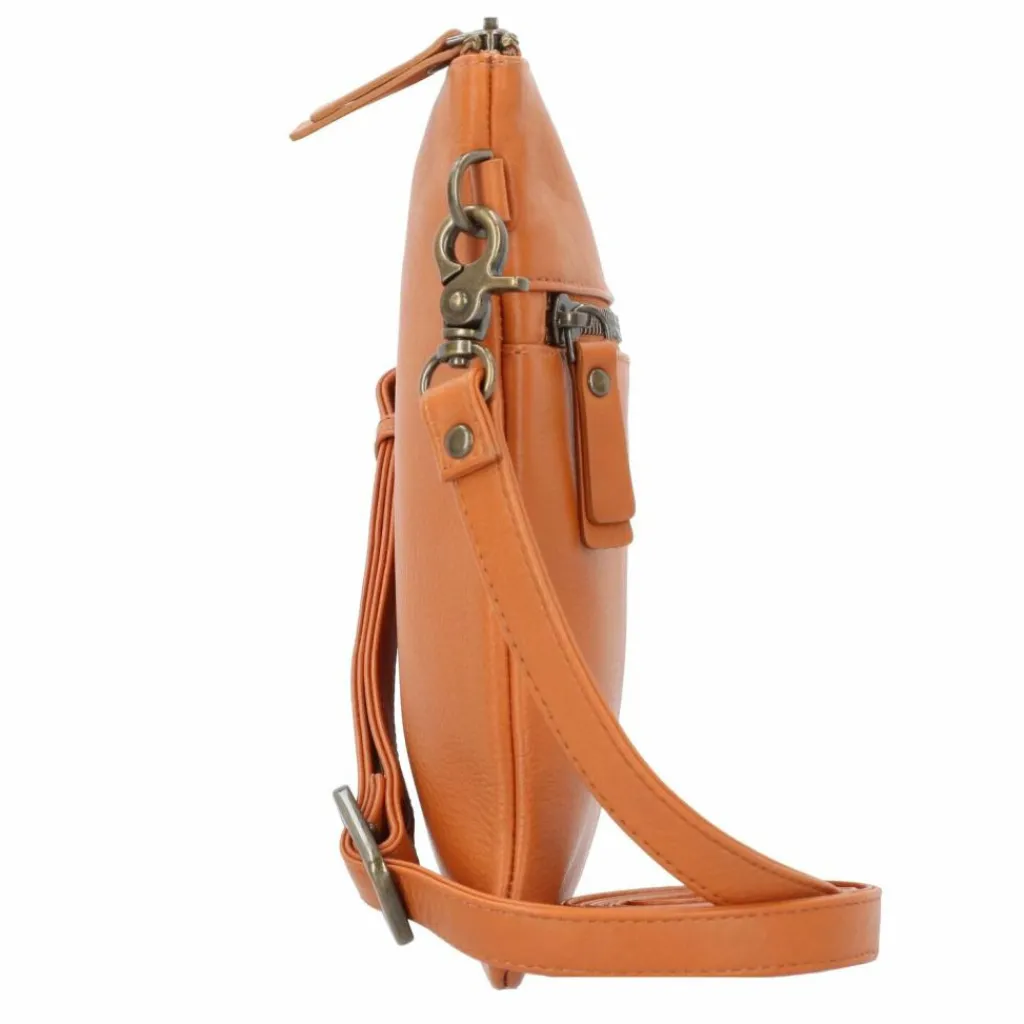 Esquire Umhängetaschen<Peru Umhängetasche Leder 17 cm cognac