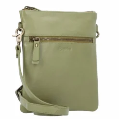 Esquire Peru Umhängetasche Leder 17 cm olive