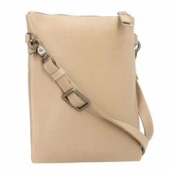 Outlet Esquire Peru Umhängetasche Leder 17 cm taupe