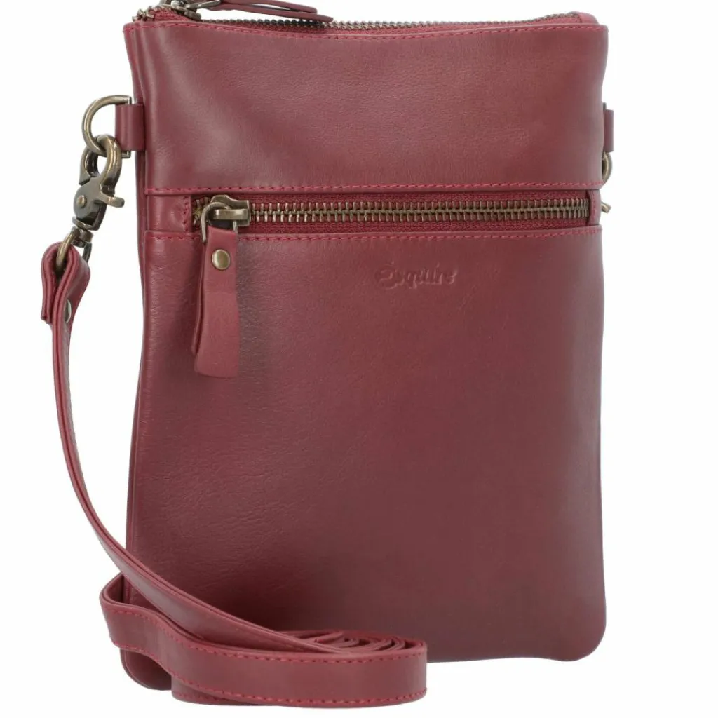 Esquire Umhängetaschen<Peru Umhängetasche Leder 17 cm rot