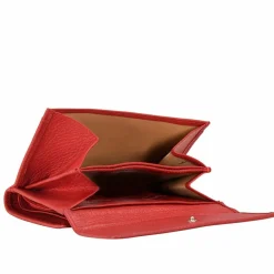 Esquire Damengeldbörsen Querformat<Primavera Geldbörse Leder 14 cm rot