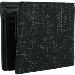 Esquire Herrengeldbörsen Querformat<Recycled Life Geldbörse RFID 12 cm anthrazit