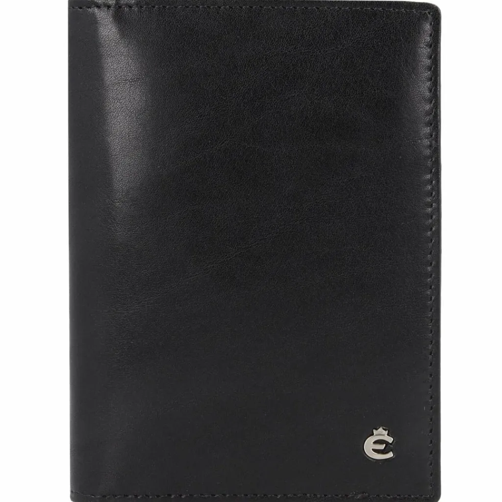 New Esquire Toscana Ausweisetui RFID Schutz Leder 9 cm schwarz