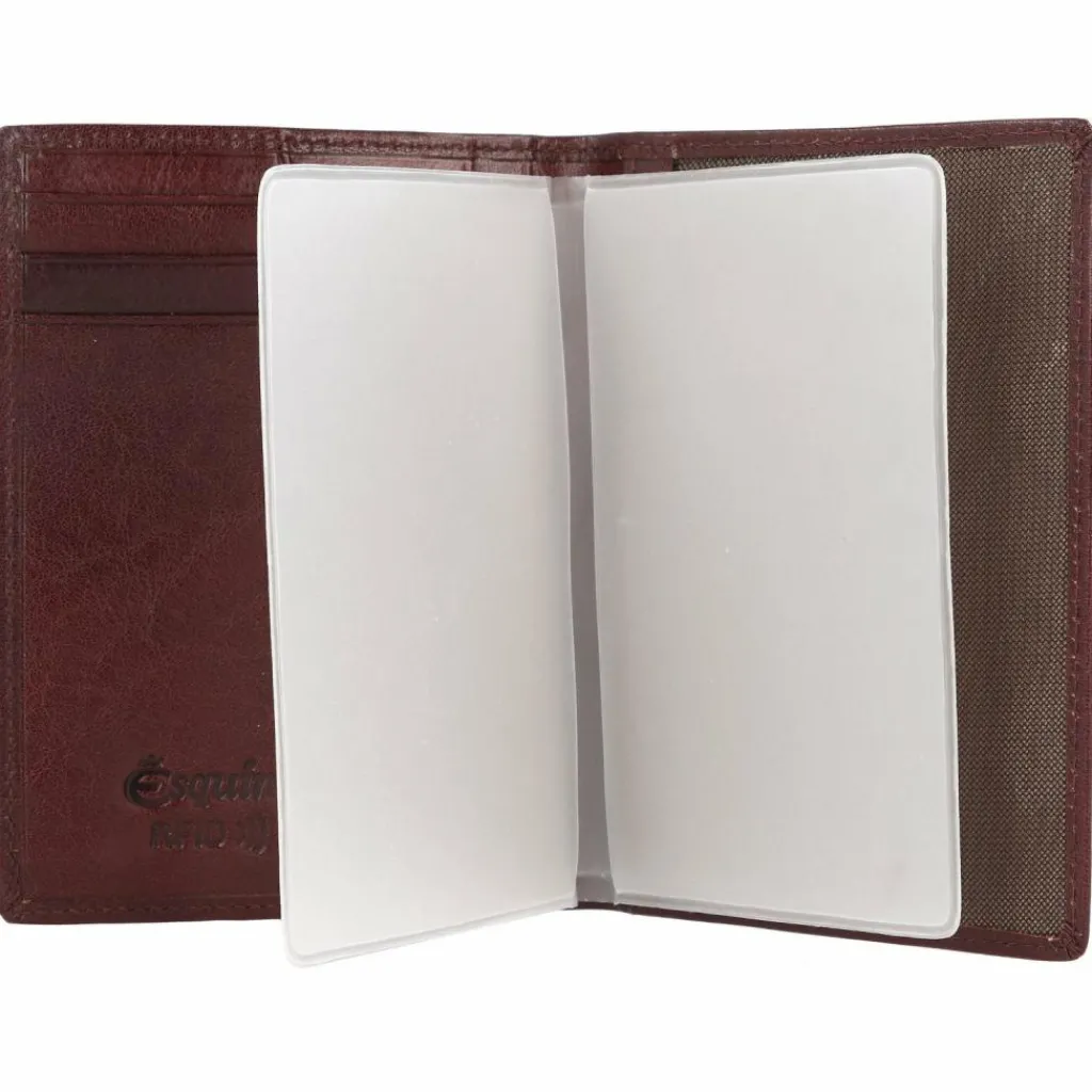Best Esquire Toscana Ausweisetui RFID Schutz Leder 9 cm coffee
